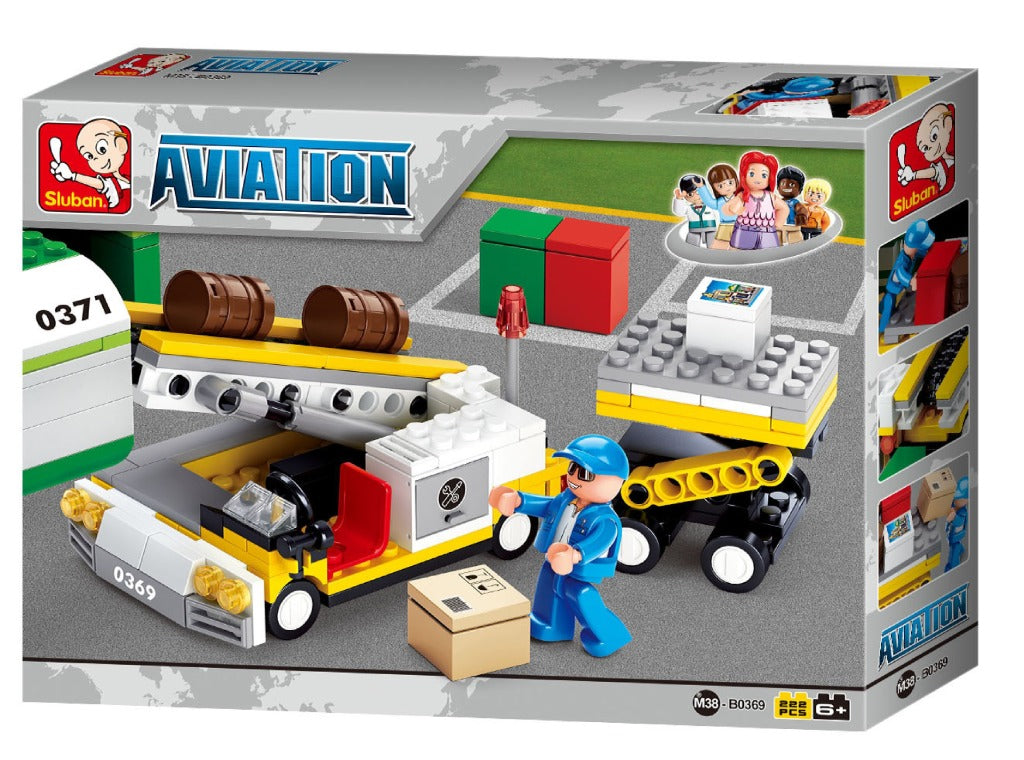 Sluban m38-b0369 airport baggage loader