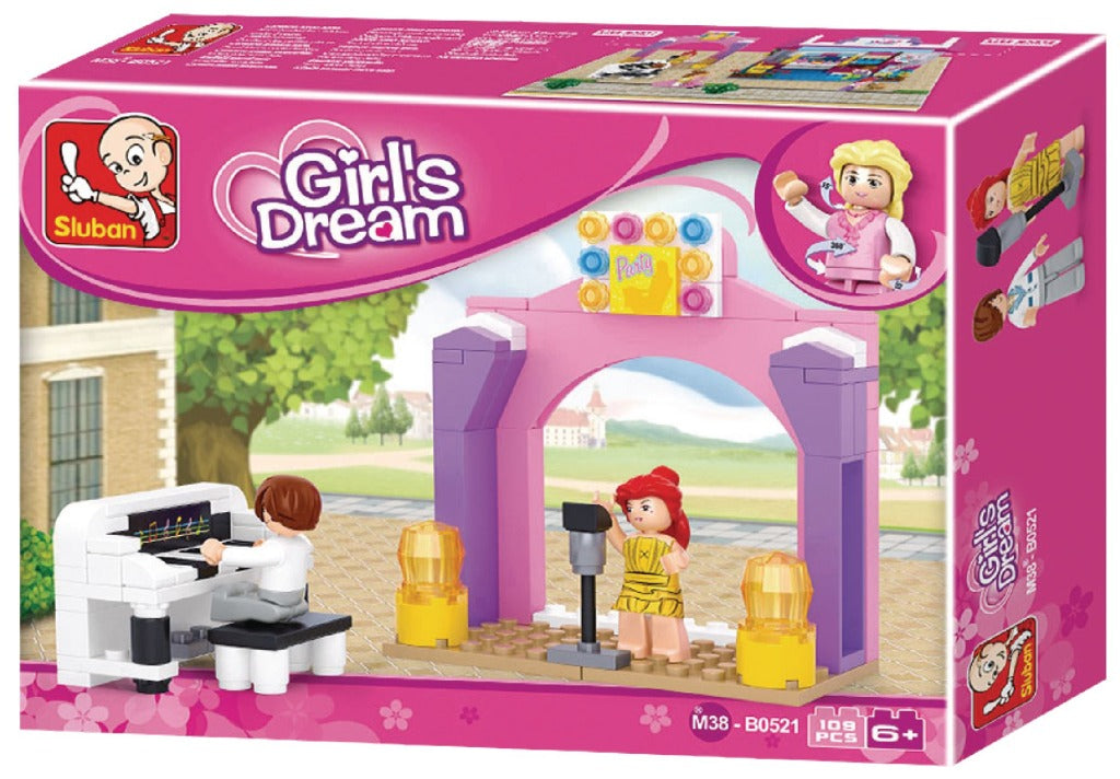 Sluban m38-B0521 Meedercher Dream Musek Podium