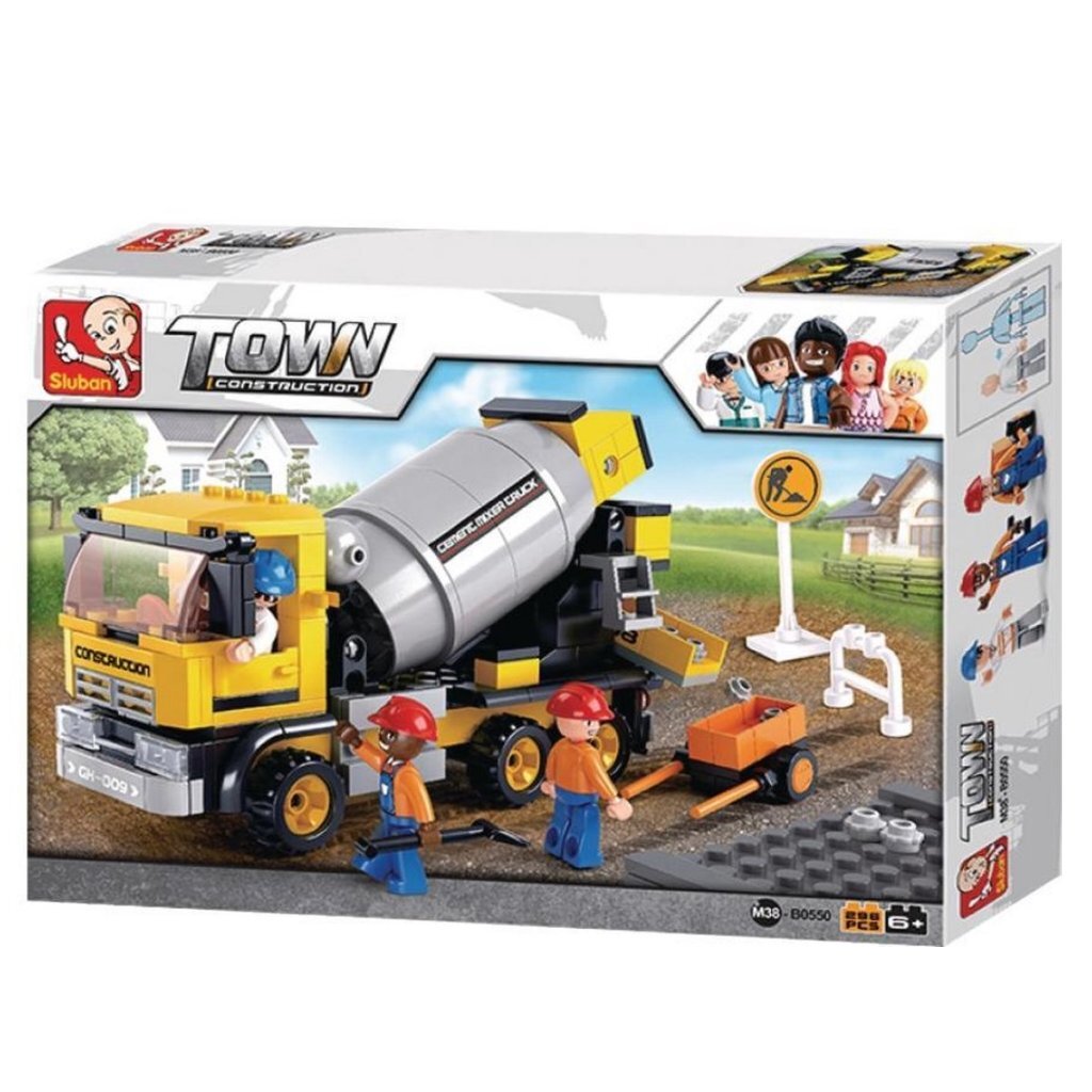 Sluban Town Construction Cement Wagen