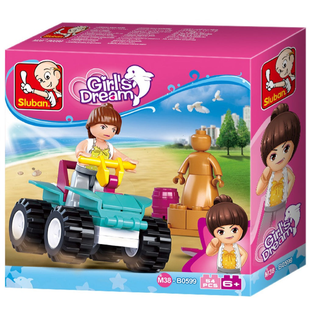 Slubanski M38-B0599 Girls Dream Beach Quad 54-del