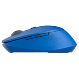 Rapoo m300 stille multimodus draadloze optische muis blauw