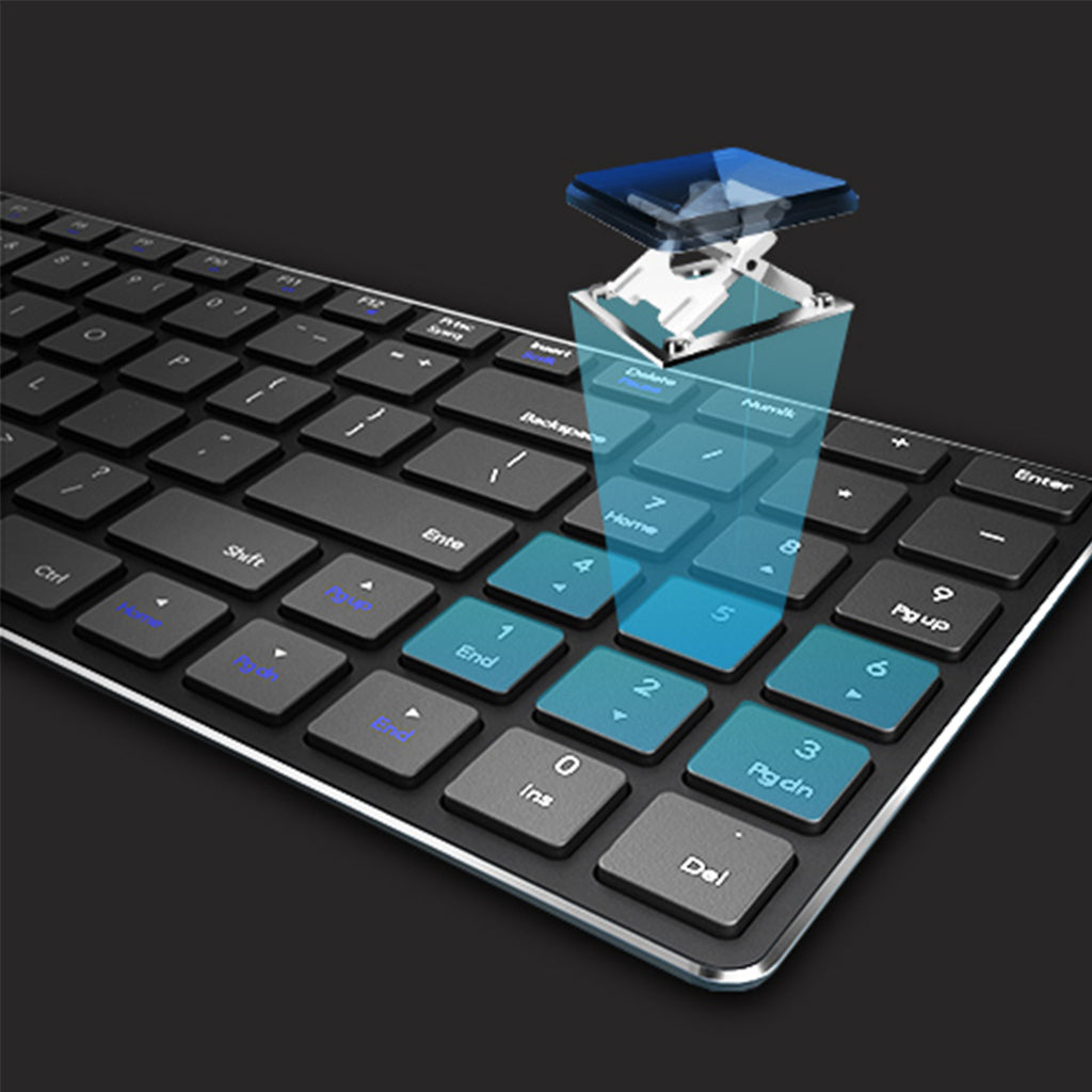 Rapoo keyboard mm slim black e9100m