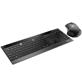 Rapoo 9900M Wireless Ultra-Slim Multi-fashion desk set onion black