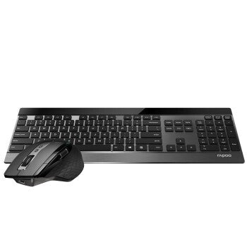 Rapoo 9900M Wireless Ultra-Slim Multi-fashion desk set onion black