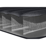 Intex 64146 pillow rest classic twin airbed + pump 99x191x25 cm black