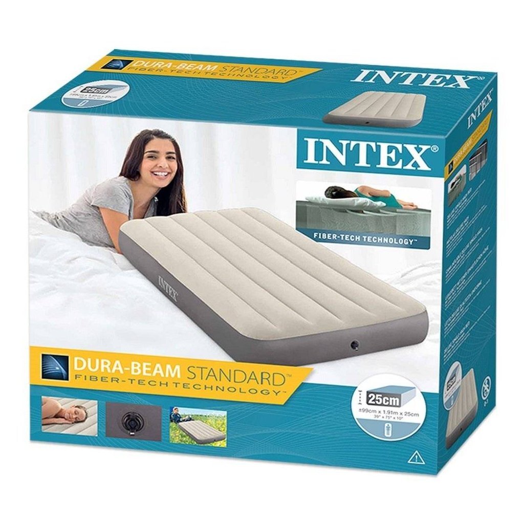Intex Deluxe Airbed - singel