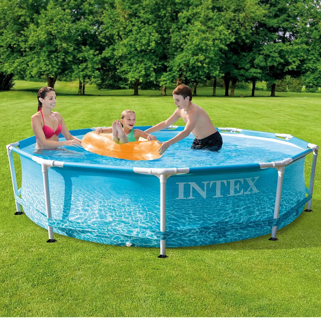 INTEX 28206NP Beachside Metal Frame Plavecký bazén 305x76 cm bez filtračního čerpadla