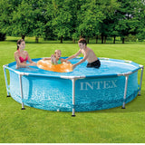 INTEX 28206NP Beachside Metal Frame Plavecký bazén 305x76 cm bez filtračního čerpadla