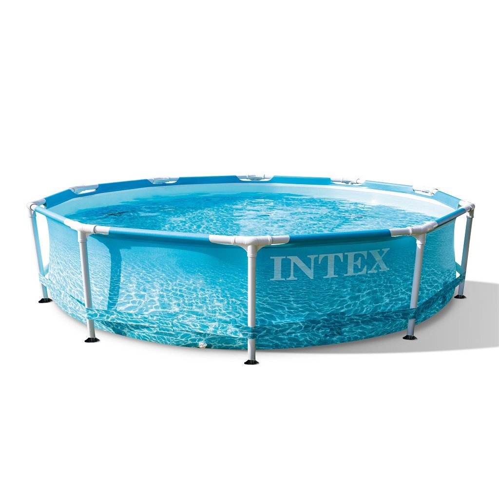 INTEX 28206NP Beachside Metal Frame Plavecký bazén 305x76 cm bez filtračního čerpadla