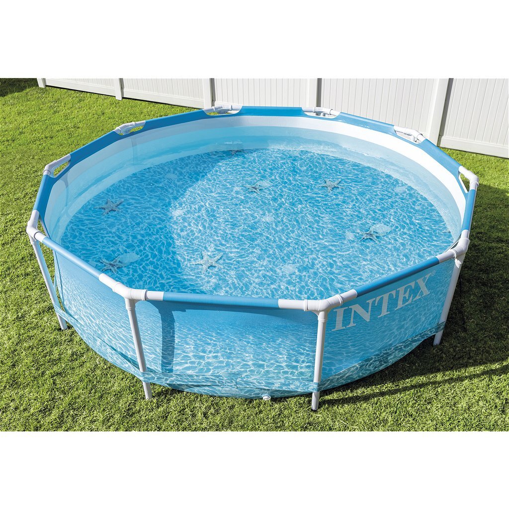 INTEX 28206NP Beachside Metal Frame Plavecký bazén 305x76 cm bez filtračního čerpadla
