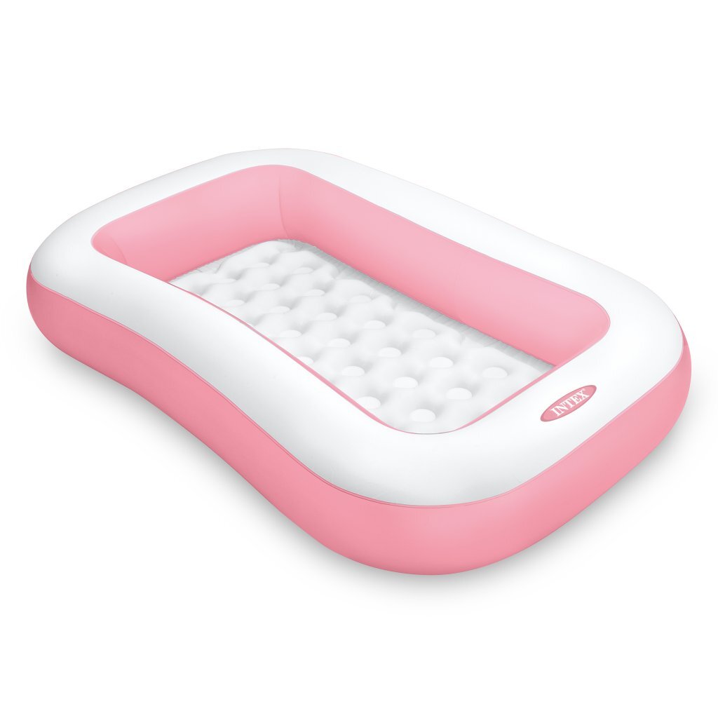 Piscina para bebés rectangular - rosa