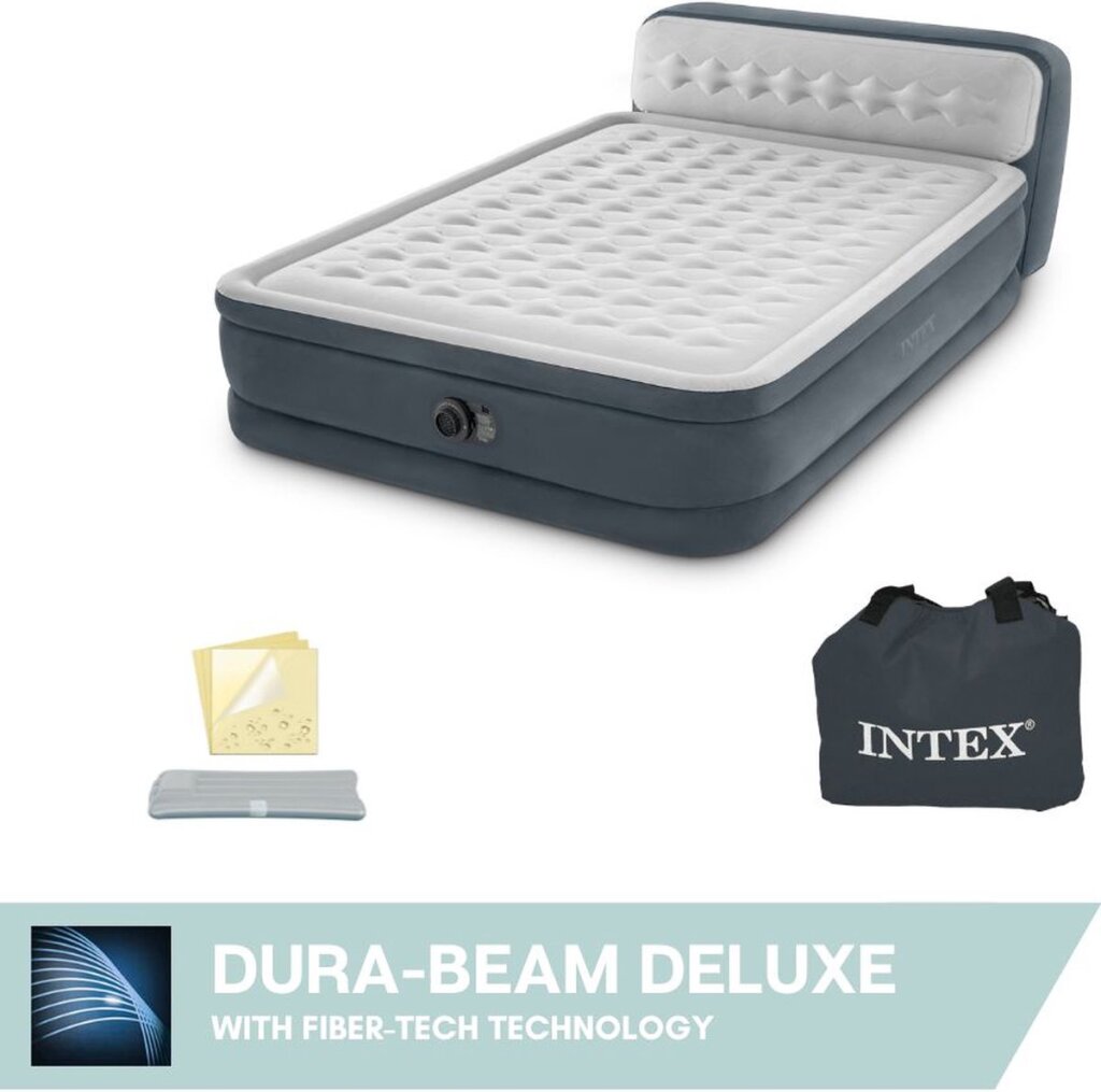 Intex Ultra plyšový vzduchový postel s čelo