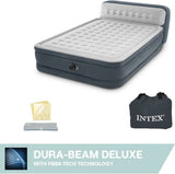 Intex Ultra plyšový vzduchový postel s čelo
