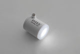 Intex 66647 quickfill tiny air pump met led licht en karbijnhaak