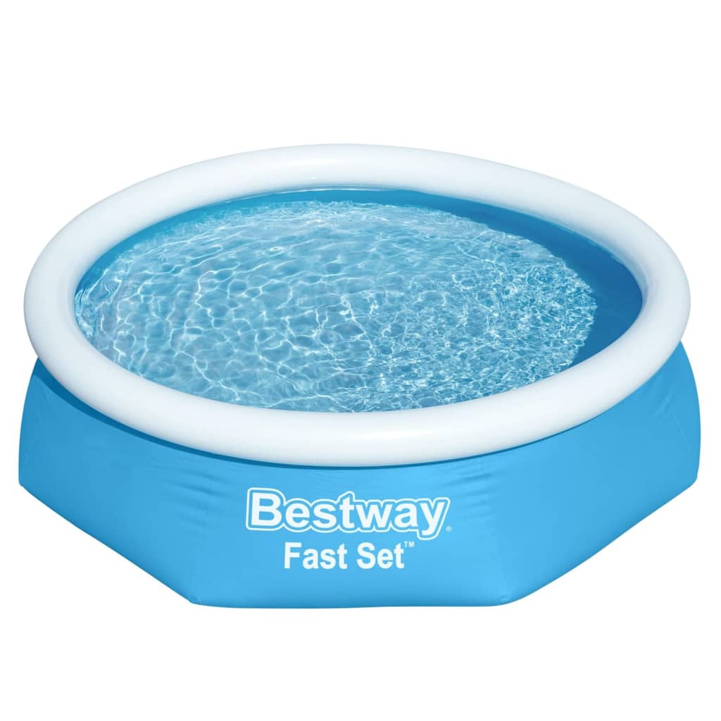 Bestway Swimming Pool Fast Set runt 244x61 cm blått