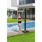Flusso di doccia esterno bestway 20 l nero