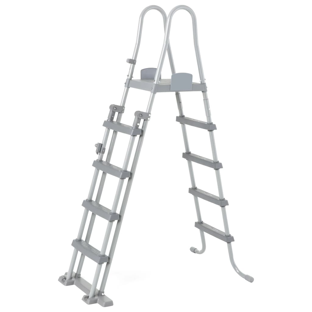 BESTWAY SWIVE POOL LEADDER FLOSCLEAR mit 4 Stufen 132 cm
