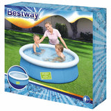 Piscina del mejor camino con borde inflable, 152 cm