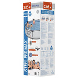 Piscina bestway set acciaio pro max 305x76 cm