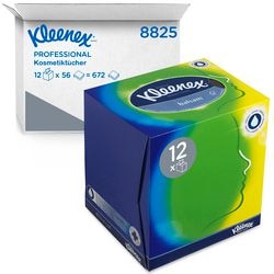 Kleenex facial tissues cube 3-ply white