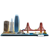 Cubic Fun 3D Puzzle City Line San Francisco With LED Lighting