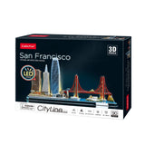 Cubic Fun 3D Puzzle City Line San Francisco With LED Lighting