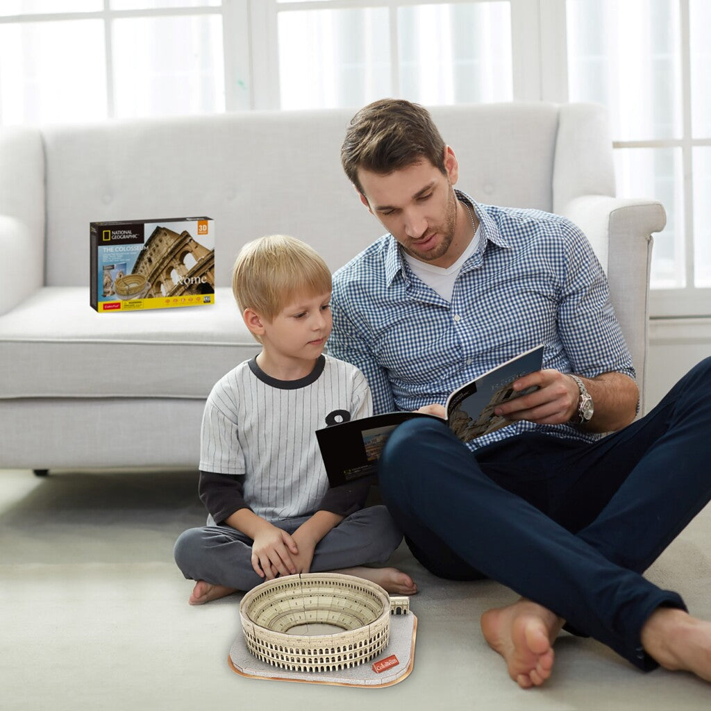 Cubic fun national geographic 3d puzzel the colosseum rome 131 stukjes