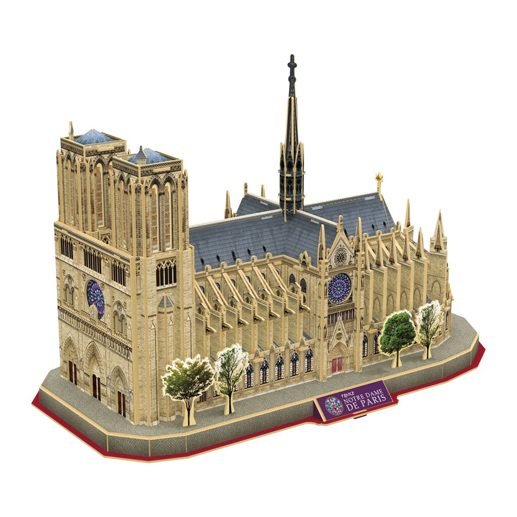 Cubic fun national geographic 3d puzzel notre-dame parijs 128 stukjes