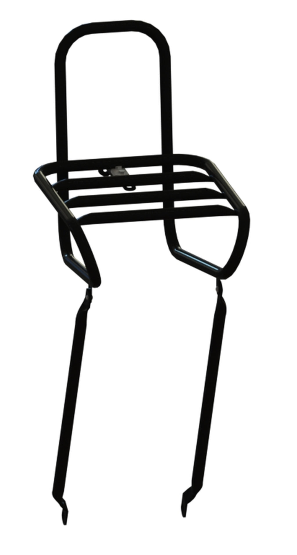 STECO Front Carrier Smooth 25cm Kroonbout Mat Black