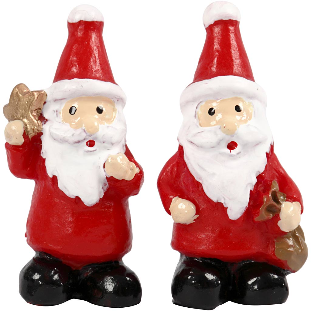 Creativ company miniature figures, h: 35 mm, w: 17 mm, 2 pieces in a box