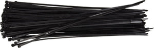 Abraçadeiras sem marca 4,8x390 preto saco de 100
