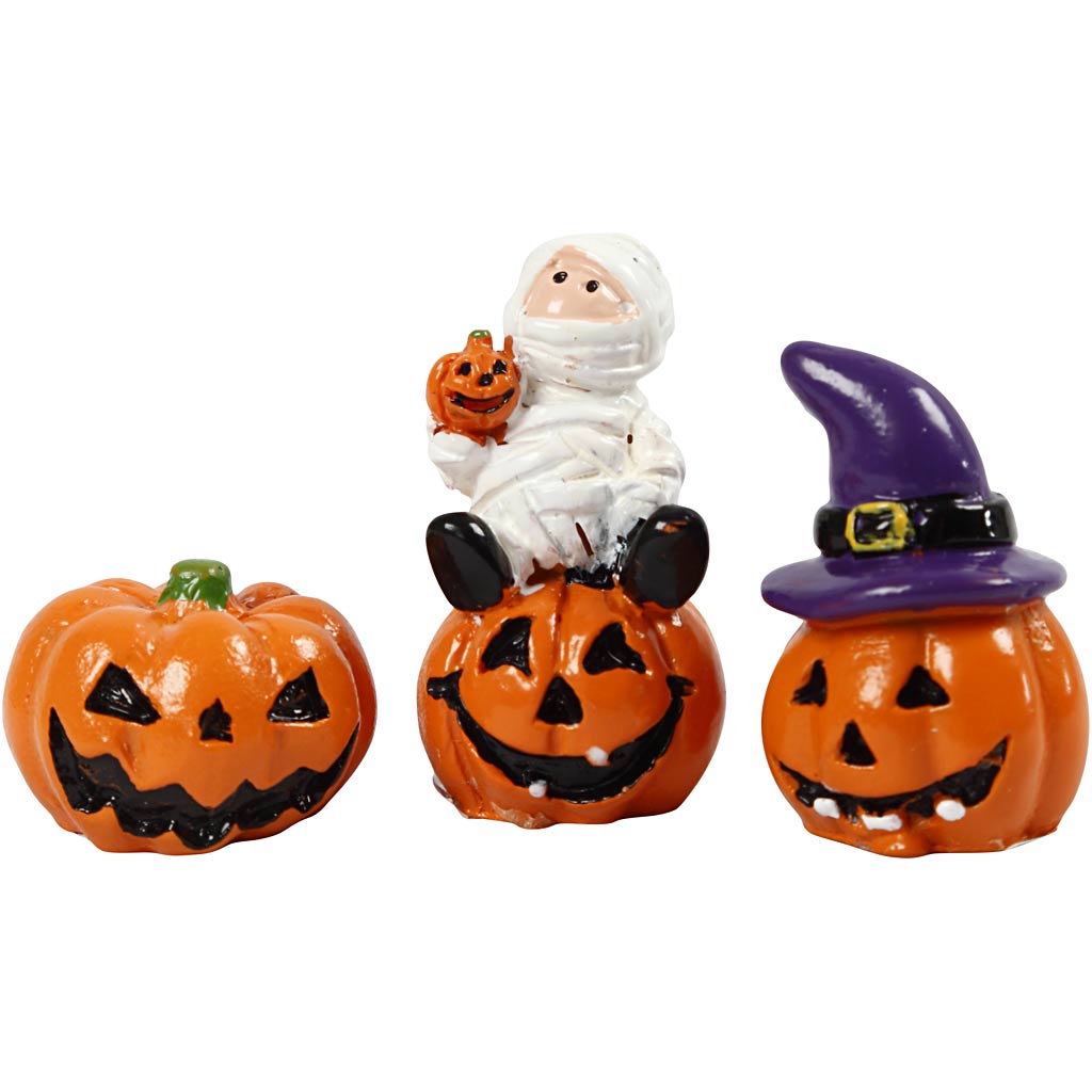 Creativ company miniatuur figuren, h: 1,5-3,5 cm, l: 2 cm, b: 2 cm, 3 stuk 1 doos