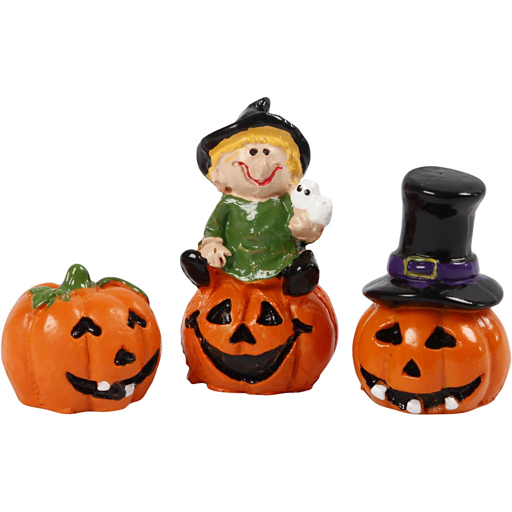 Creativ company miniatuur figuren, h: 1,5-3,5 cm, l: 2 cm, b: 2 cm, 3 stuk 1 doos