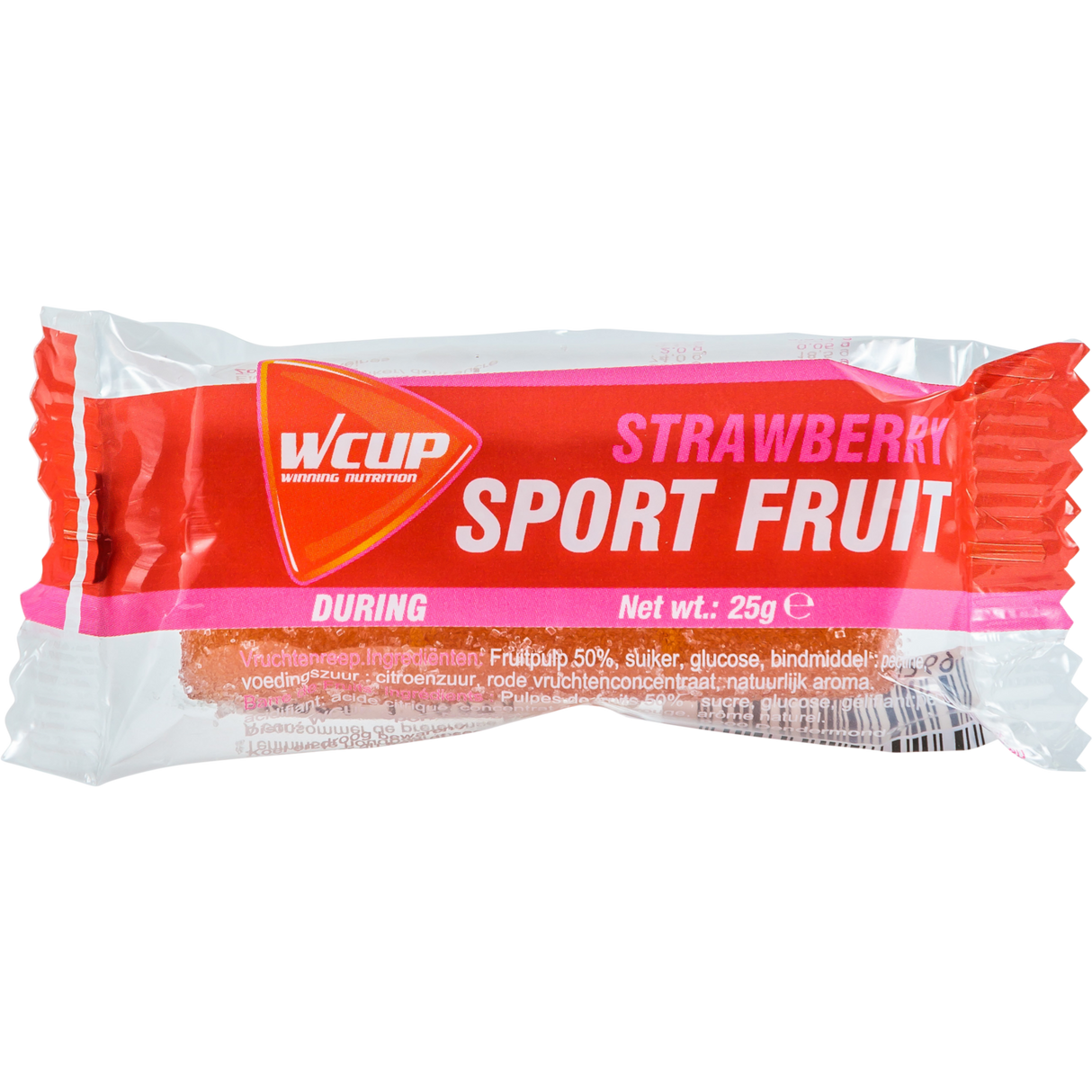 WCUP - sportovní ovocné jahody 25 gramů 32 kusů