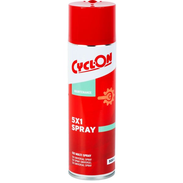 Cyclon PTFE multi-lubricant 5x1 in 500ml aerosol can
