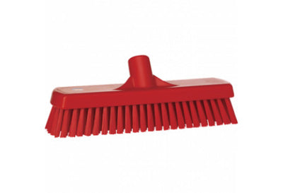 Vikan floor scrubber hard red 30cm