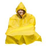Puch rain poncho large mature - range yellow and blue