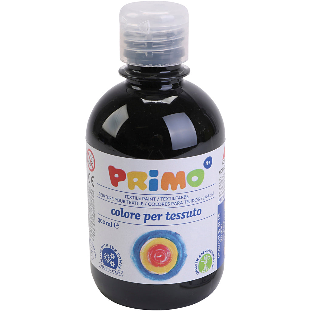Creativ company textile paint, black, 300 ml 1 bottle