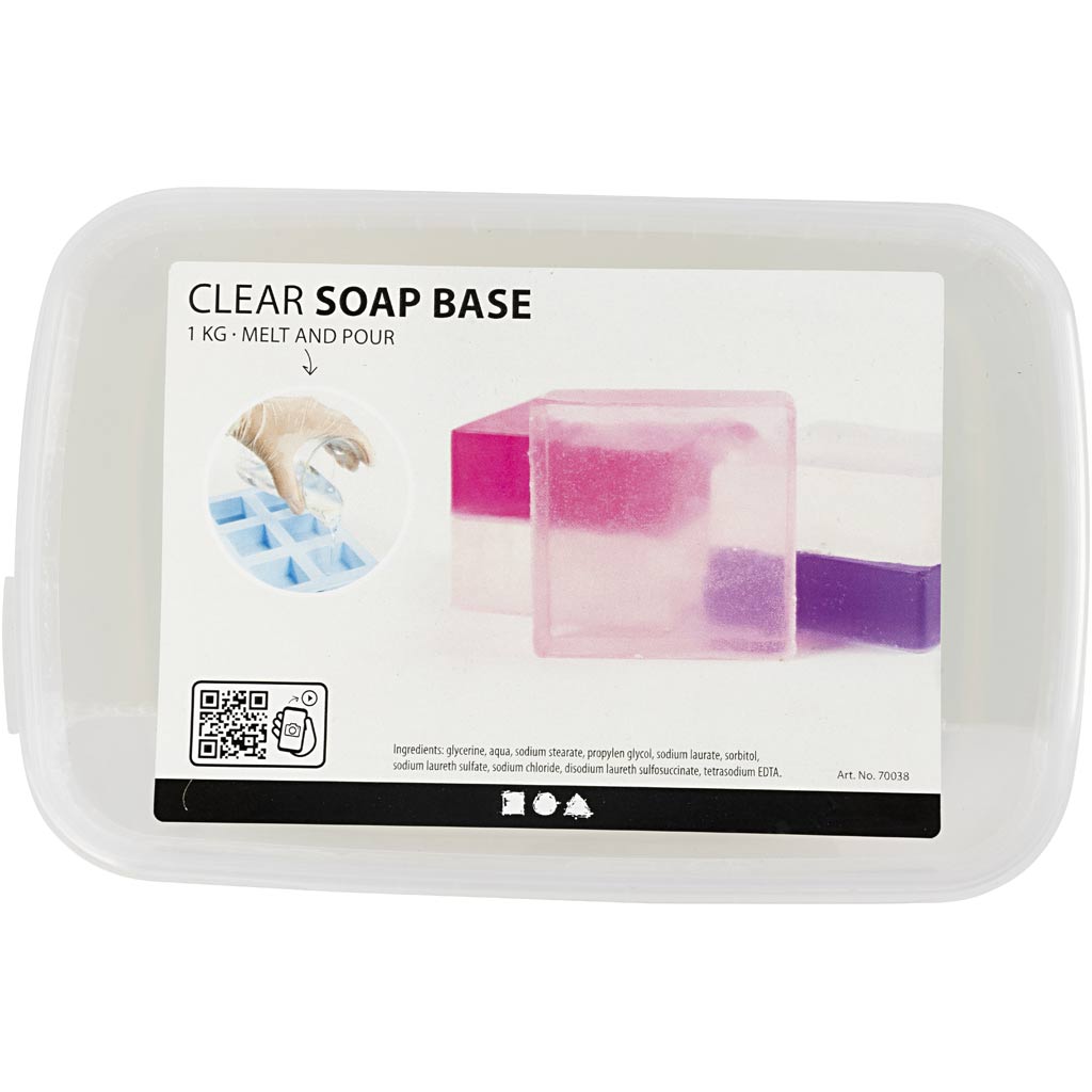 Creativ Company soap base clear, 1kg