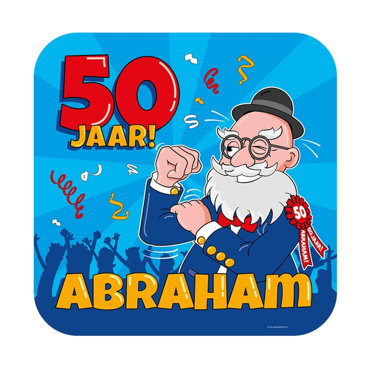 Paperdreams huldeschild abraham cartoon