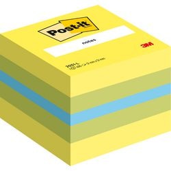 Post-it self-stick note pad 51x51mm assorted 400 sheets