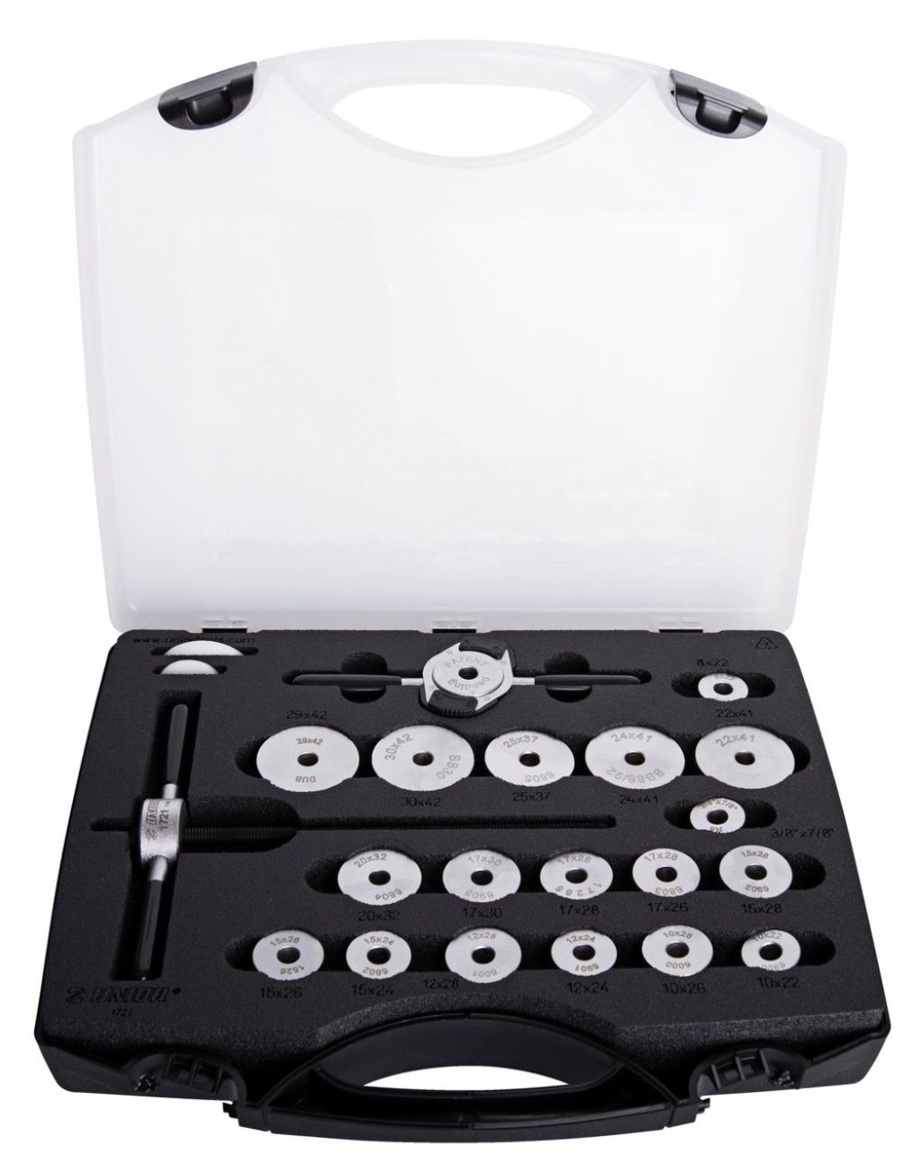 Pressa universale per cuscinetti Unior Tools 1721 22 pz.