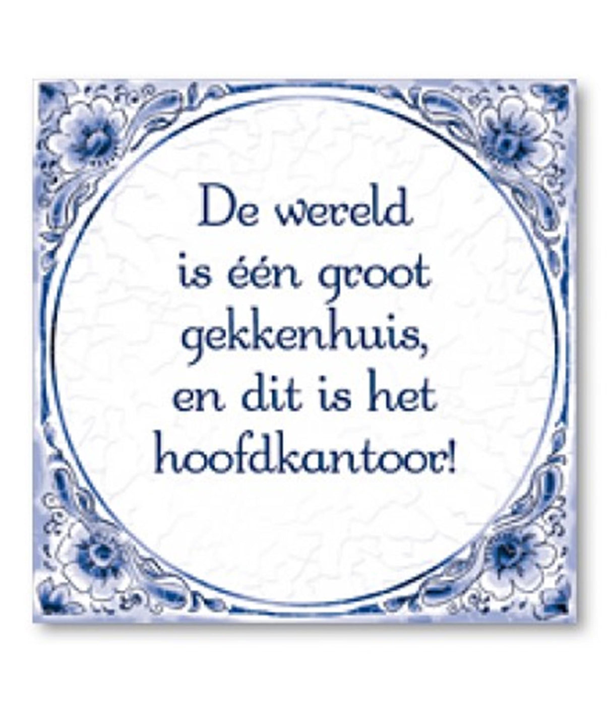 Paperdreams tegel - gekkenhuis