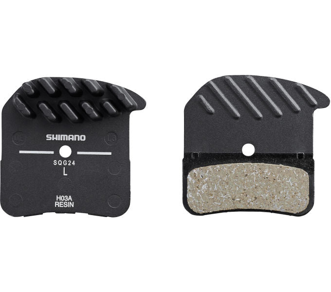 Shimano Disc Brems Block Set H03A Harz mit Kühlflossen