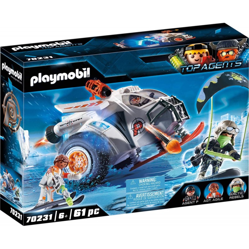 PLAYMOBIL Top Agents Spy Team snowmobile