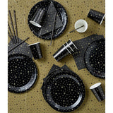 Ensemble de table de fête Paperdreams - or noir