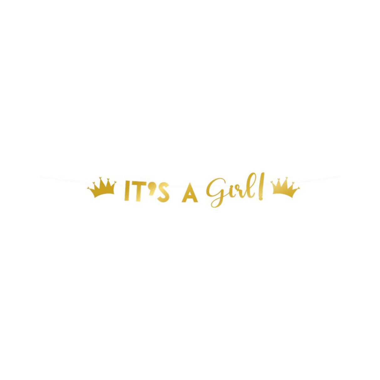 Paperdreams letter banner - it's a girl!