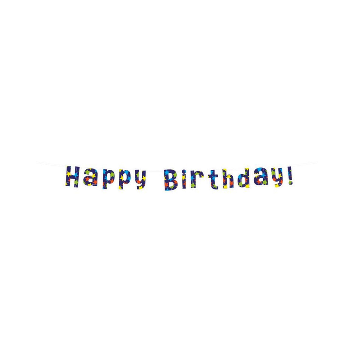 Paperdreams letter banner - happy birthday