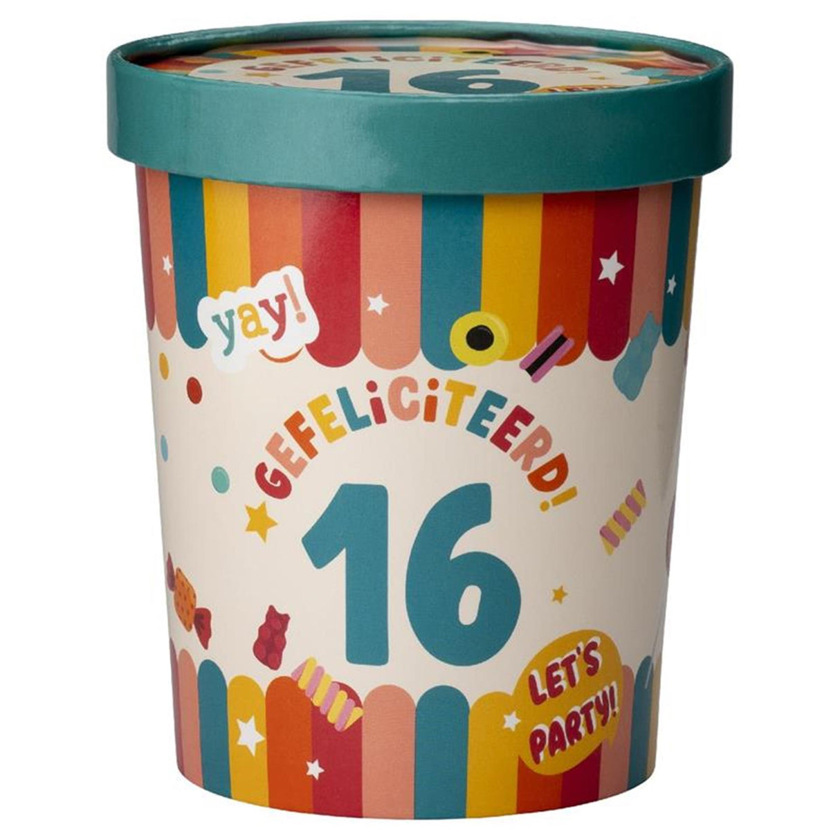 Paperdreams snoepbeker ø12x14cm - 16 jaar