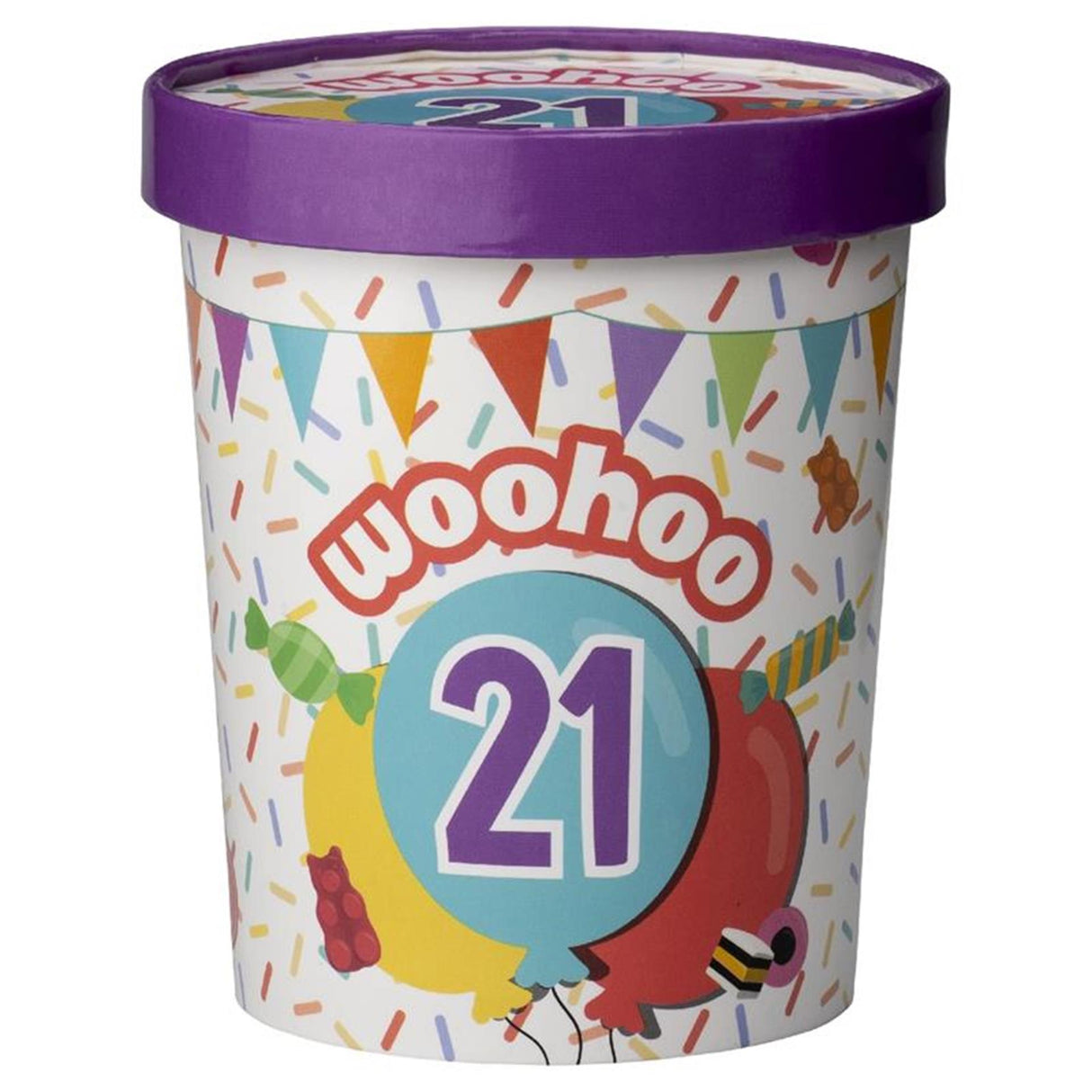 Paperdreams snoepbeker ø12x14cm - 21 jaar